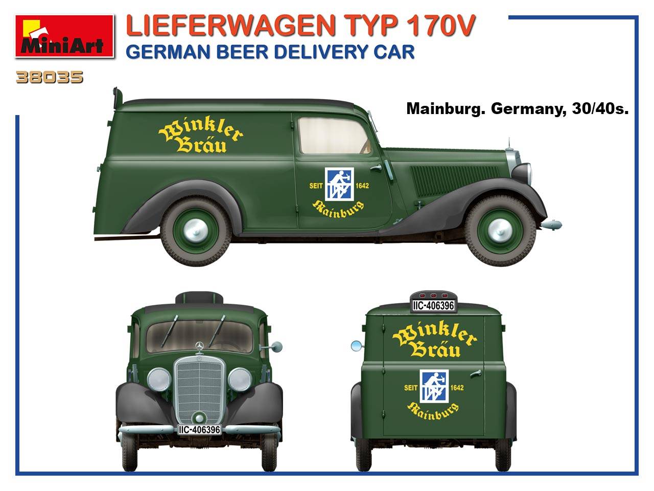 LIEFERWAGEN TYP 170V GERMAN BEER DELIVERY CAR – Image 47