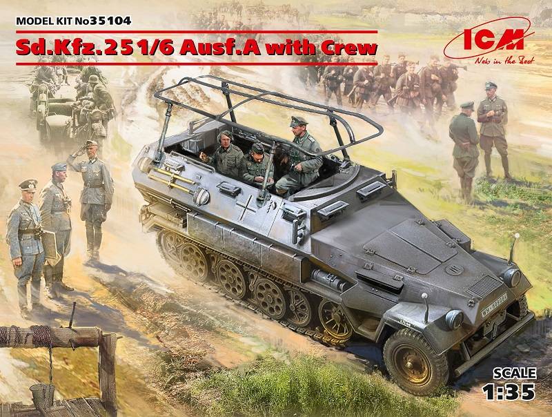 Sd.Kfz.251/6 Ausf.A with Crew