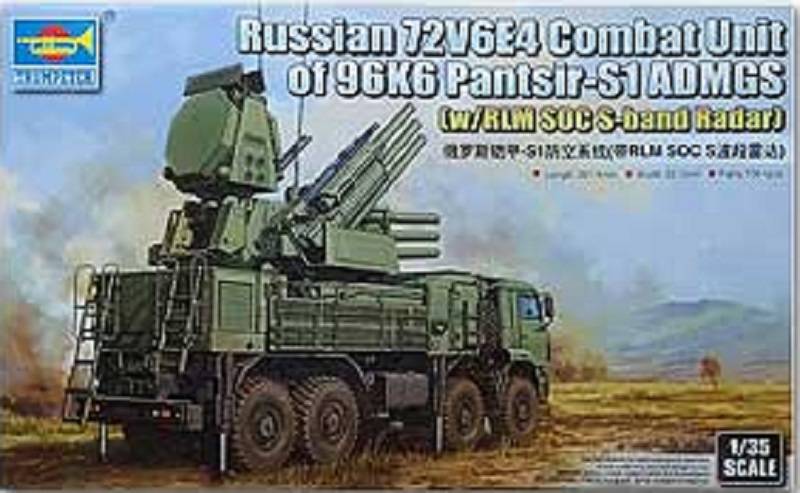 Russian 72V6E4 Combat Unit of 96K6 Pantsir-S1 ADMGS(w/RLM SOC S-band Radar)