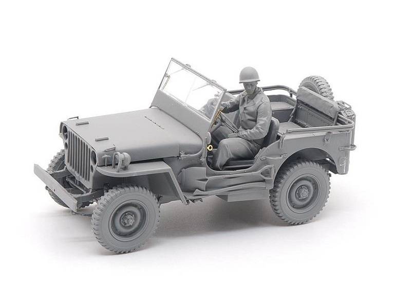 Camion utilitaire de 1/4 tonne de l'armée américaine avec remorque utilitaire de 1/4 tonne et figurine MP – Image 2