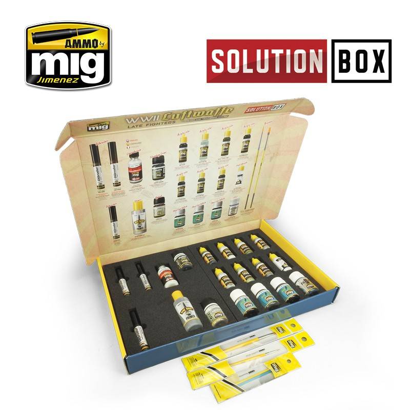 WWII LUFTWAFFE LATE FIGHTERS SOLUTION BOX – Image 2