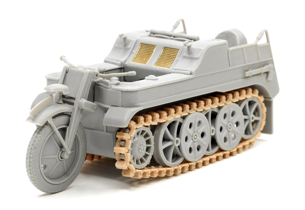 Sd.Kfz.2 Kettenkrad late production & 3.7cm PaK36 w/crew – Image 3