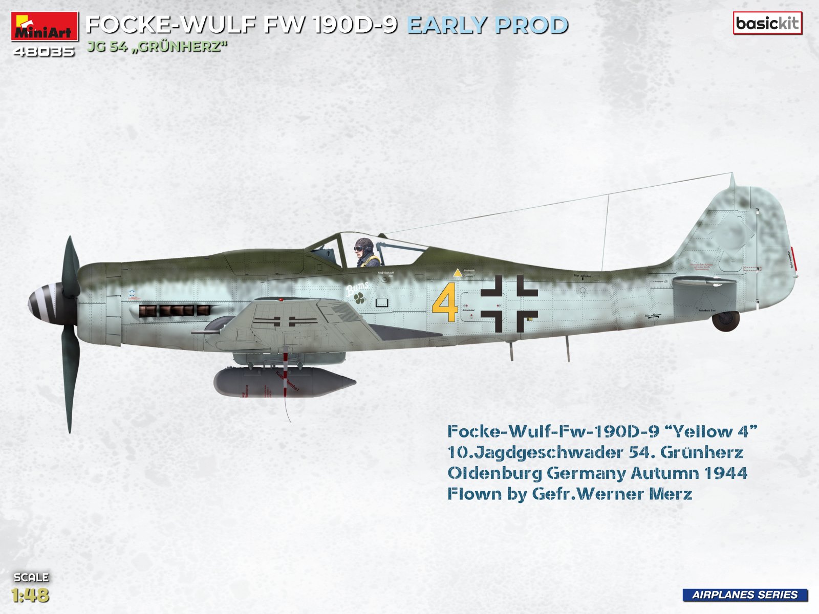 FOCKE-WULF FW 190D-9 EARLY PROD JG 54 „Grünherz“ BASIC KIT – Image 2
