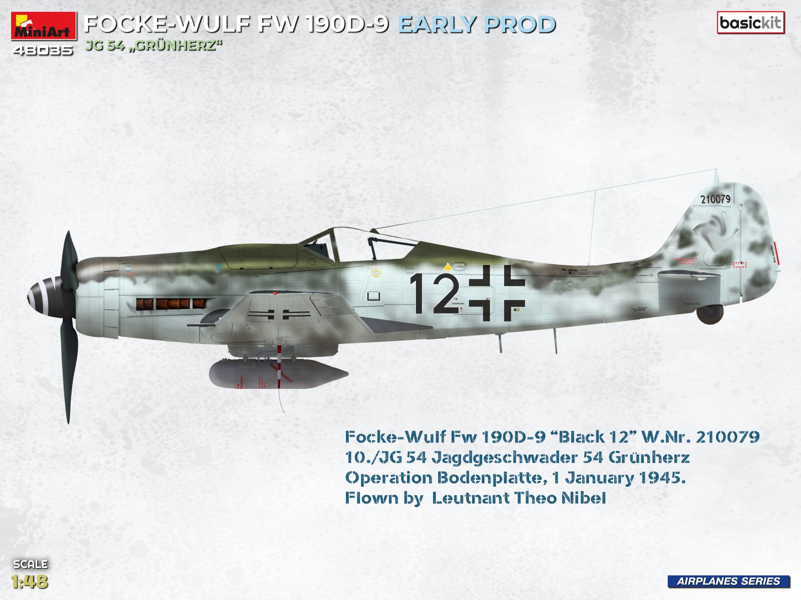 FOCKE-WULF FW 190D-9 EARLY PROD JG 54 „Grünherz“ BASIC KIT – Image 3
