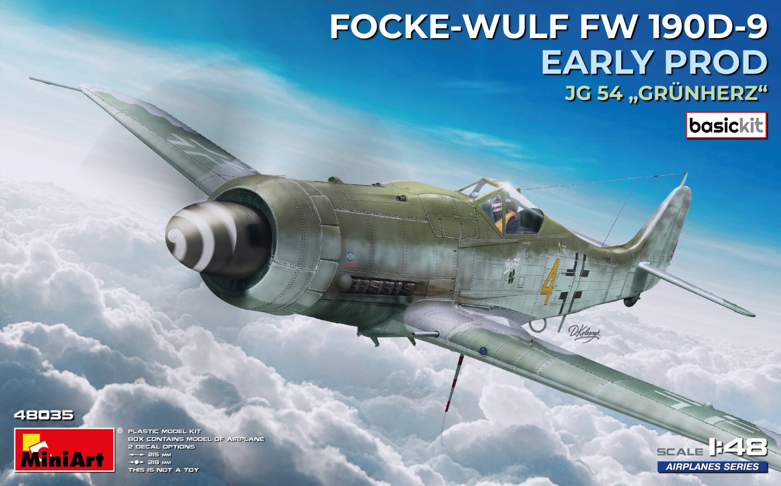 FOCKE-WULF FW 190D-9 EARLY PROD JG 54 „Grünherz“ BASIC KIT