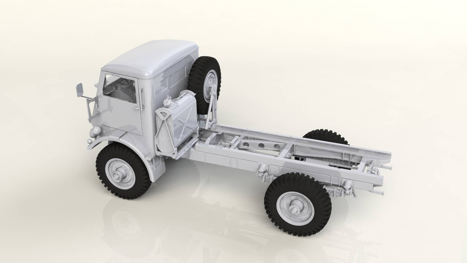 Model W.O.T. 8 WWII British Truck – Image 2