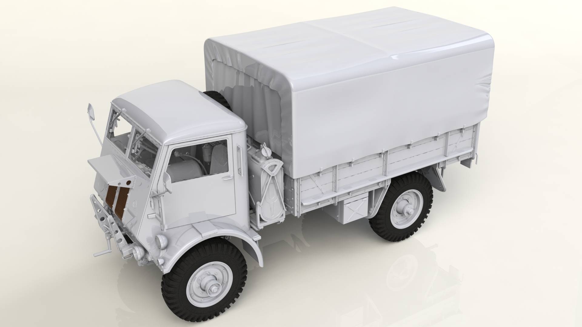 Model W.O.T. 8 WWII British Truck – Image 4