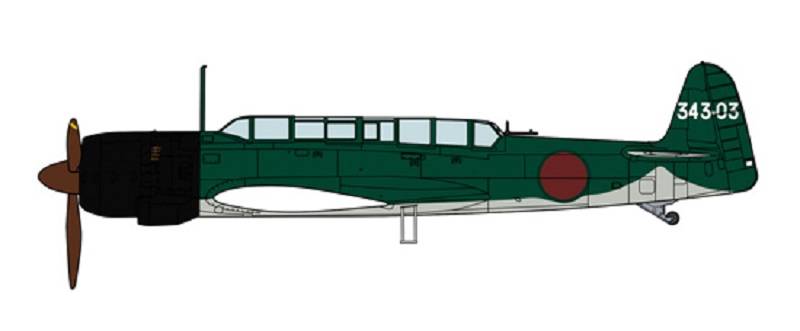 Nakajima C6N1 Carrier Recon. Plane Saiun (Myrt) '343rd Flying Group – Image 2
