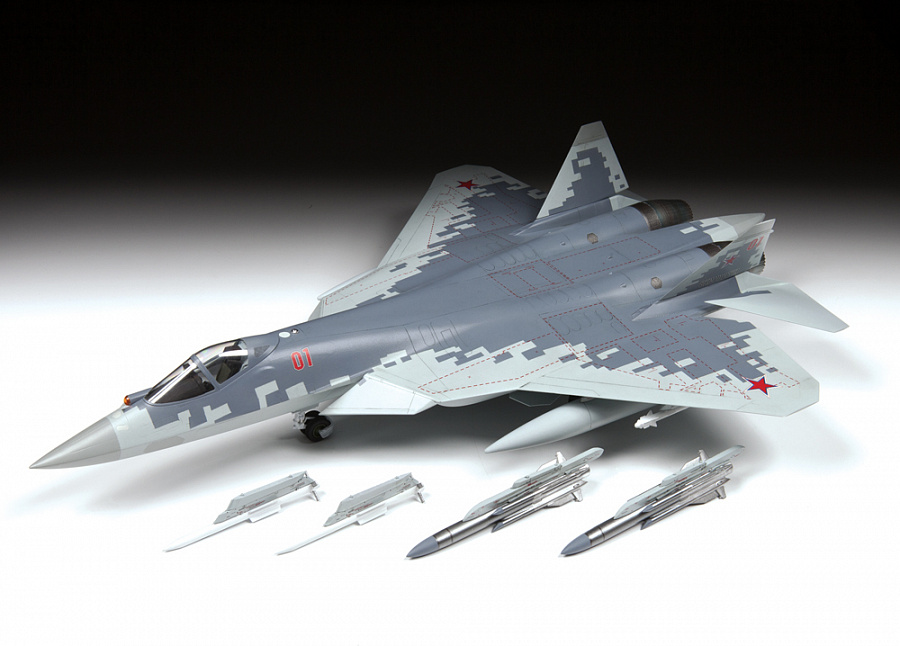Avion Chasseur russe de cinquième génération SU-57 – Image 8
