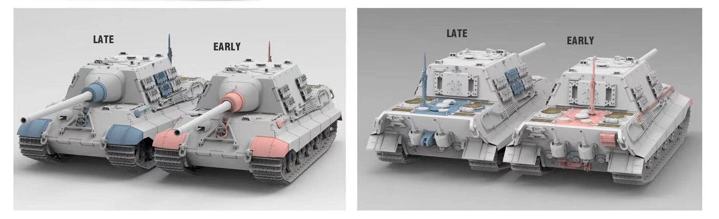 Sd.Kfz.186 Jagdtiger early/late production 2 in 1 – Image 4