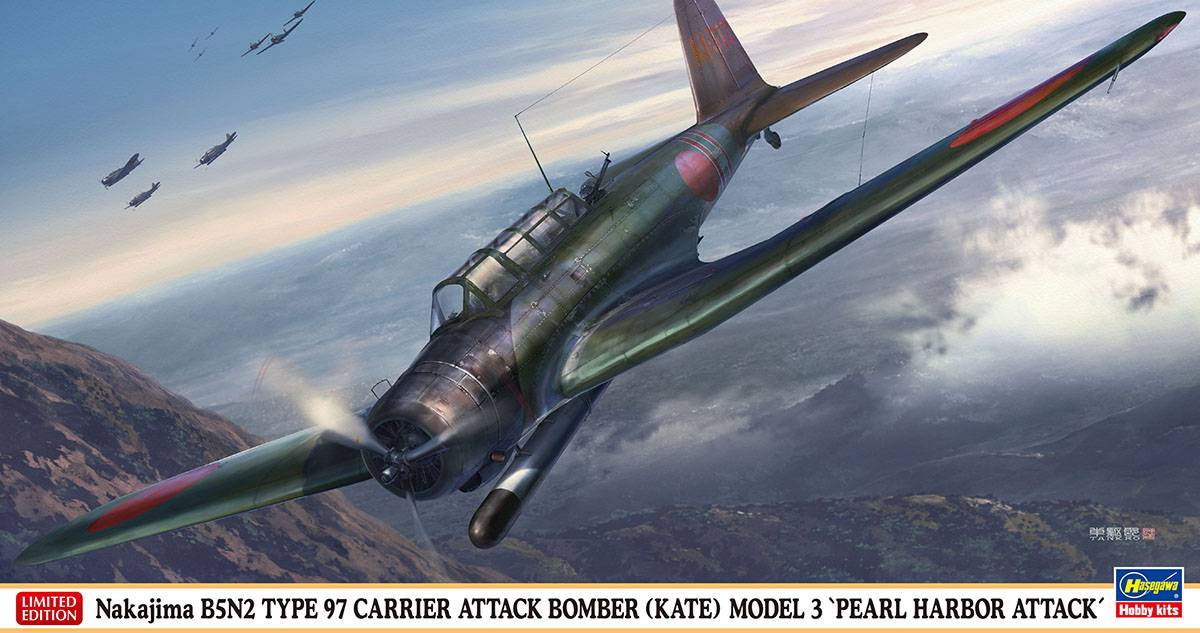 Nakajima B5N2 TYPE 97 CARRIER ATTACK BOMBER (KATE) MODEL 3 "PEARL HARBOR ATTACK"