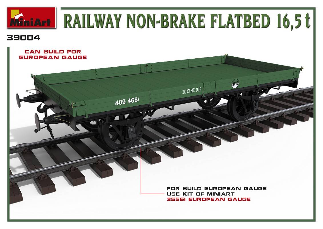 RAILWAY NON-BRAKE FLATBED 16,5 t – Image 6