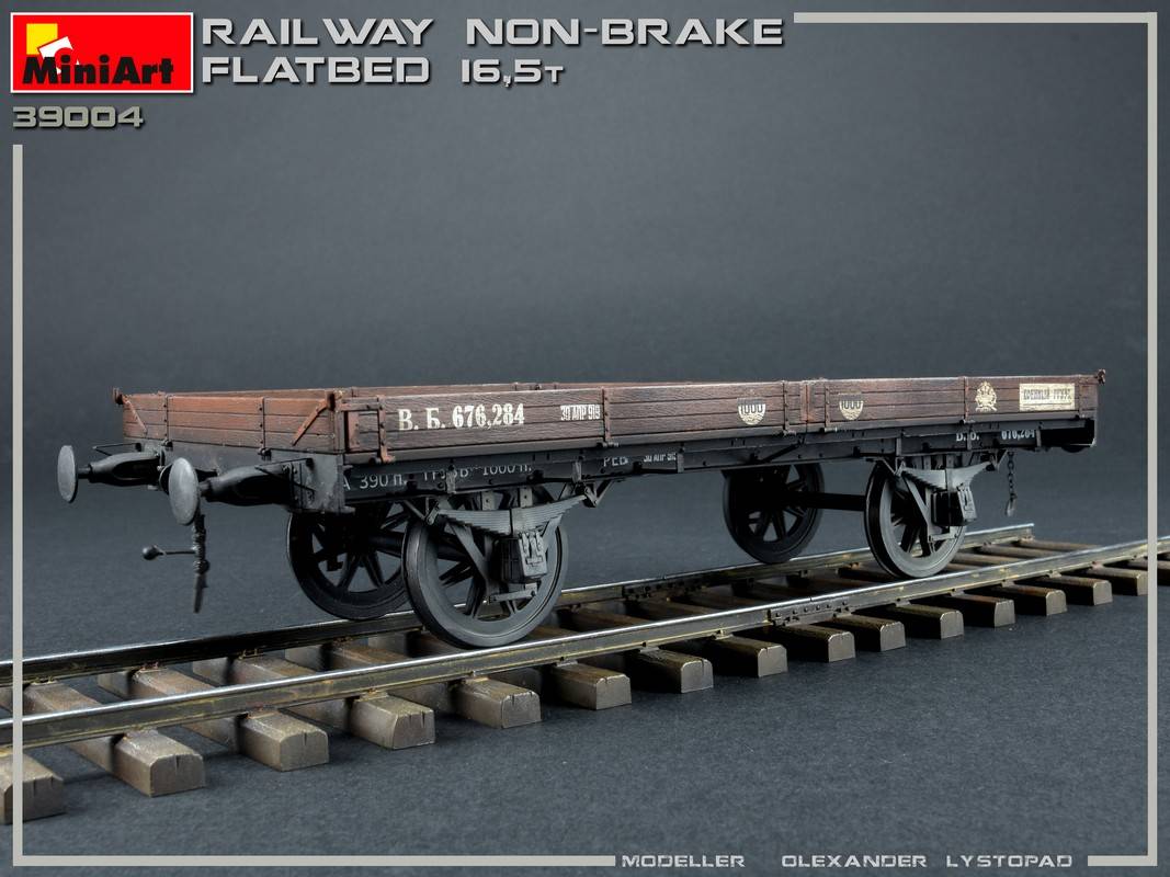 RAILWAY NON-BRAKE FLATBED 16,5 t – Image 8