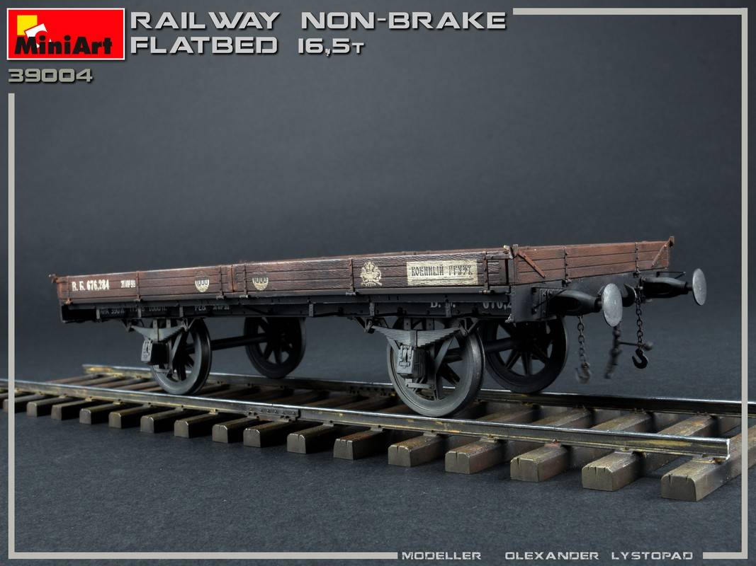 RAILWAY NON-BRAKE FLATBED 16,5 t – Image 10