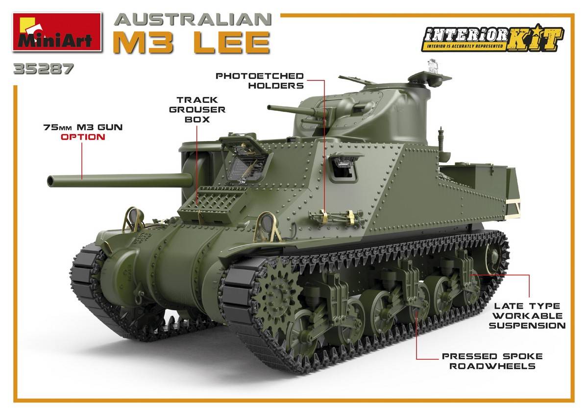 AUSTRALIAN M3 LEE. INTERIOR KIT – Image 8