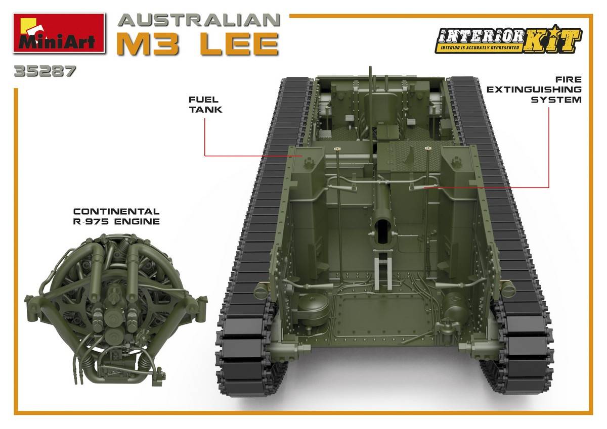 AUSTRALIAN M3 LEE. INTERIOR KIT – Image 10
