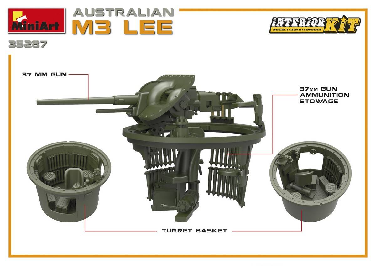 AUSTRALIAN M3 LEE. INTERIOR KIT – Image 11