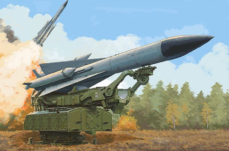 Russian 5V28 of 5P72 Launcher SAM-5 “Gammon”
