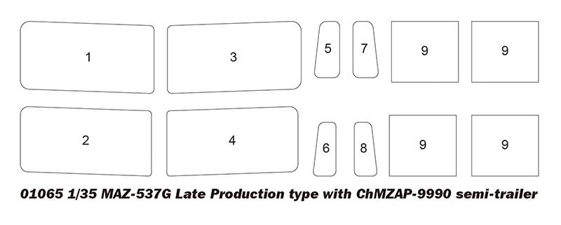 MAZ-537G Late Production type with ChMZAP-9990 semi-trailer – Image 4