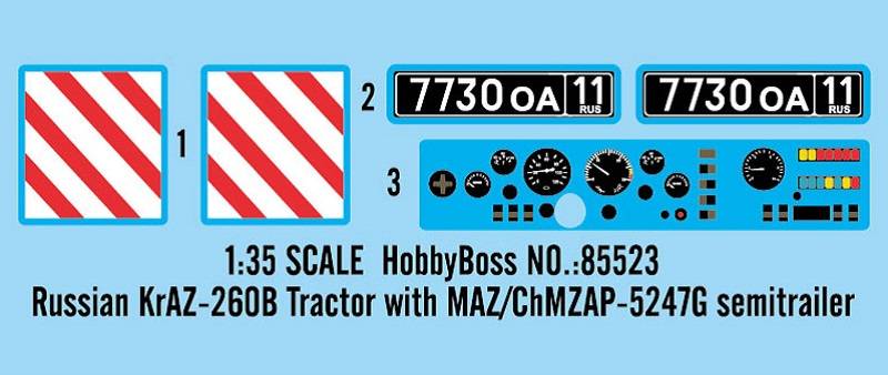 Russian KrAZ-260B Tractor with MAZ/ChMZAP-5247G semitrailer – Image 4