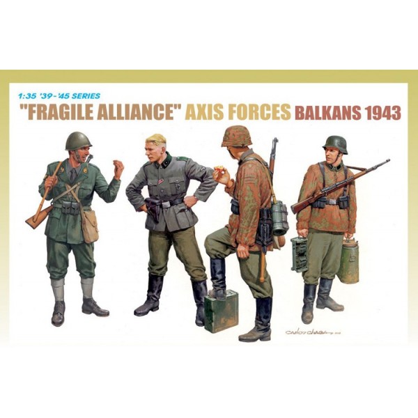 "Fragile Alliance" Axis forces Balkans 1943