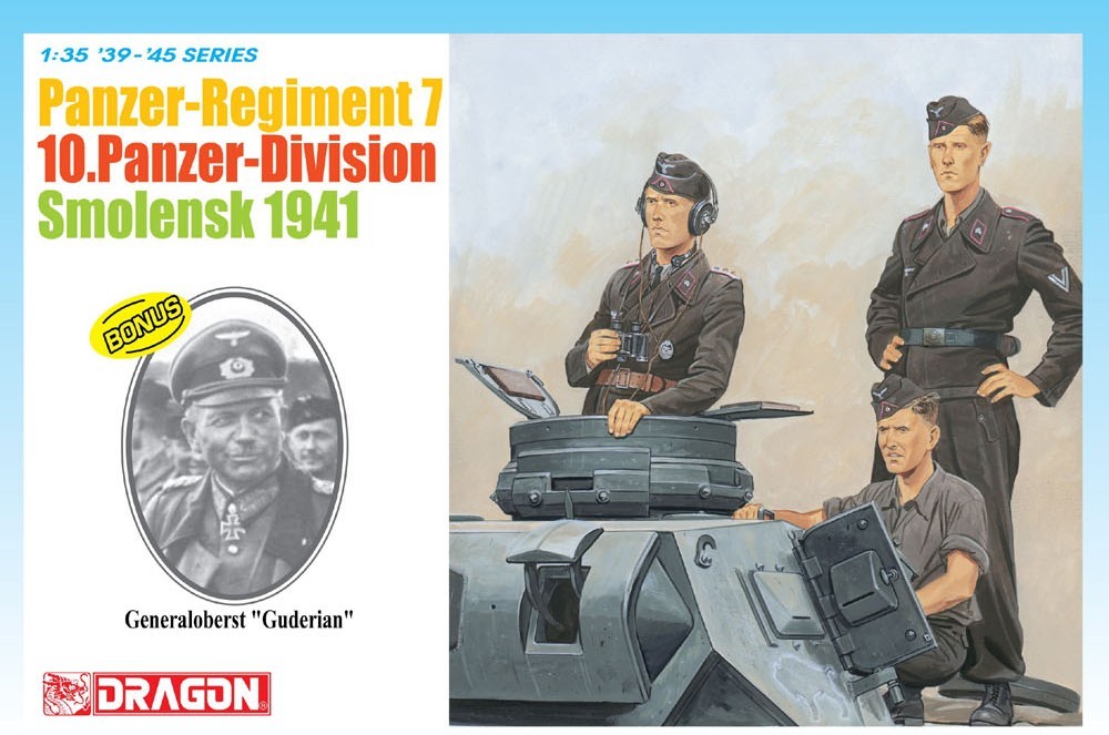 Panzer-régiment 7 10.Panzer-Division Smolensk 1941 w/Generaloberst Guderian