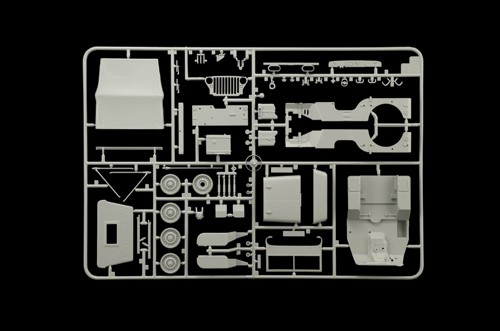 Jeep Willys avec mitrailleuse M2 1/24ème – Image 6