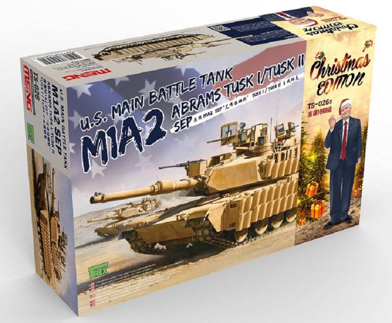 U.S. Main Battle Tank M1A2 Abrams Tusk I/Tusk II Christmas Edition
