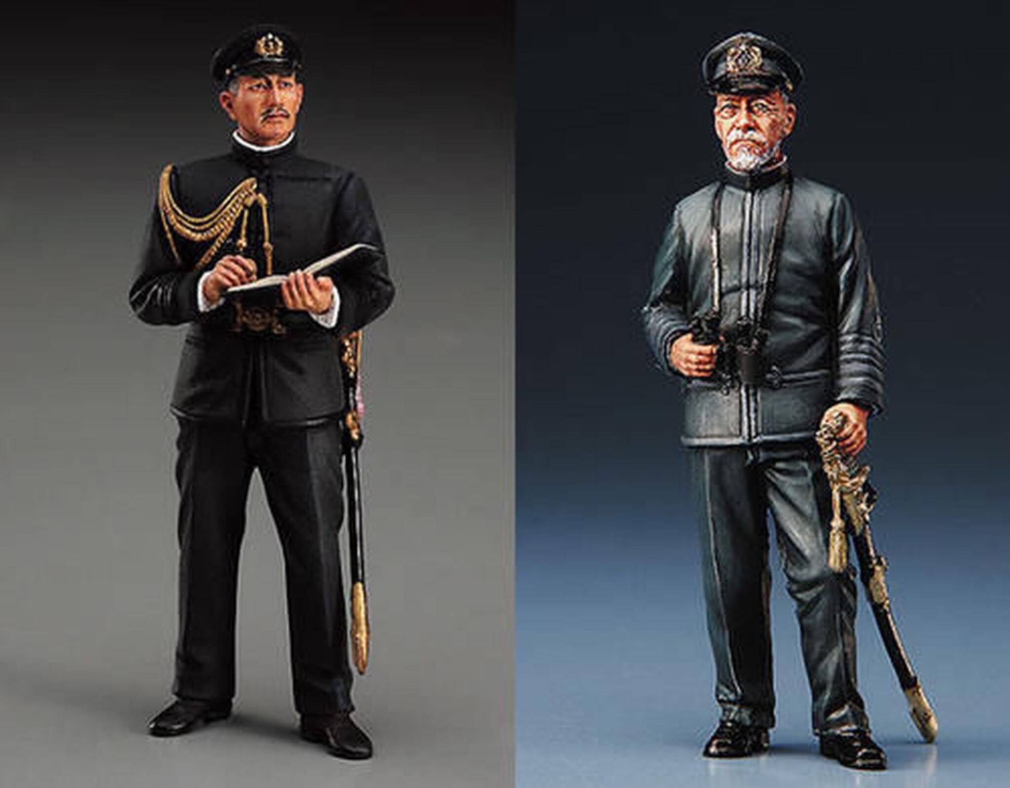 IJN Mikasa The Battle of Japan Sea with 2 Figures – Image 3