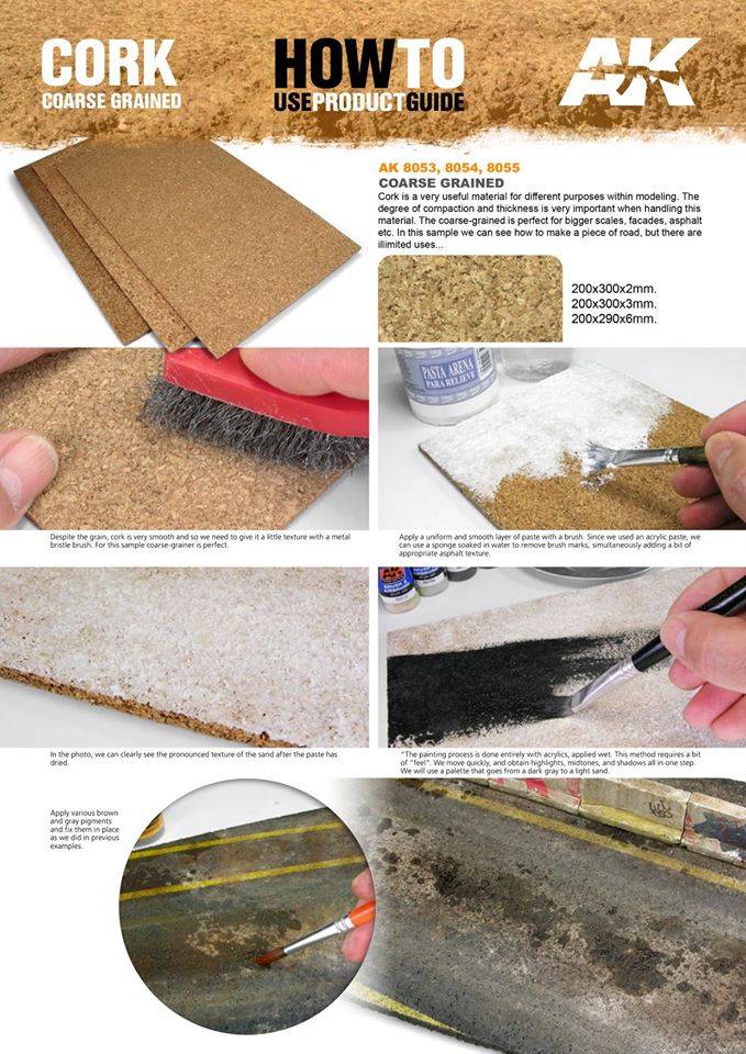 Cork Sheet – FINE grained 200x300x1-2-3mm – Image 2