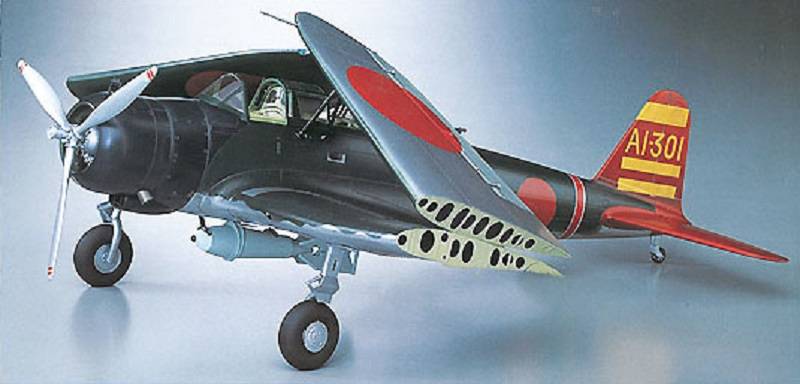 Nakajima B5N2 TYPE 97 CARRIER ATTACK BOMBER (KATE) MODEL 3 FOLDING WING