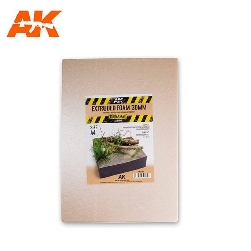 Extruded Foam 30mm size A4