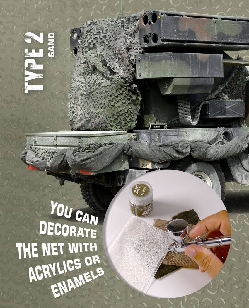 CAMOUFLAGE NET BROWN TYPE 2 – Image 2
