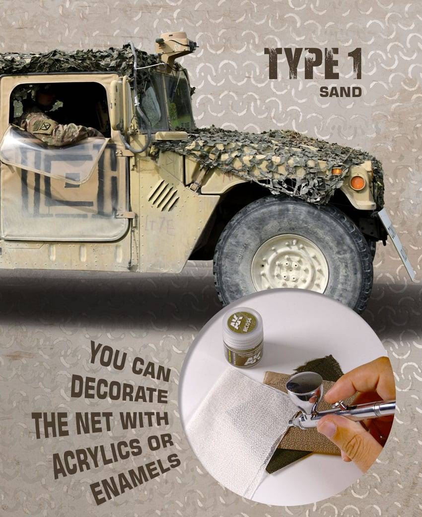 CAMOUFLAGE NET SAND TYPE 1 – Image 2