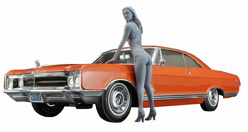 1966 American Coupe Type B w / Blond Girls Figure – Image 7