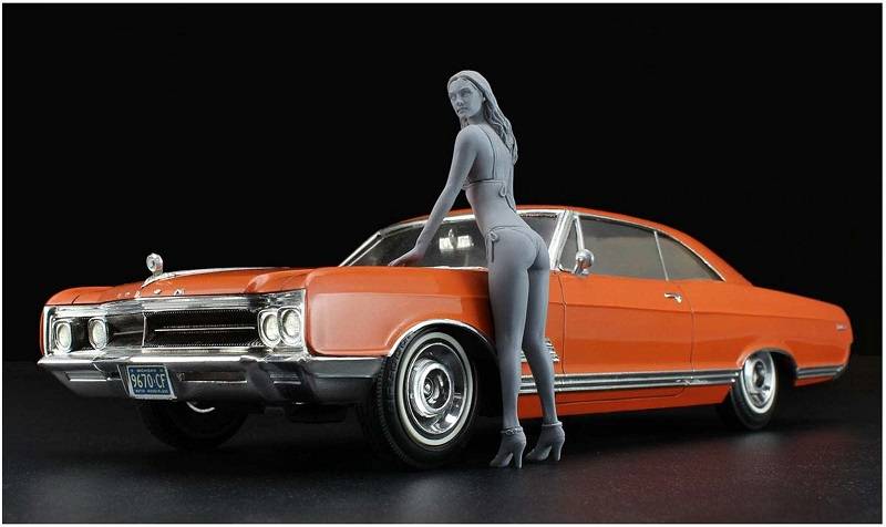 1966 American Coupe Type B w / Blond Girls Figure – Image 10