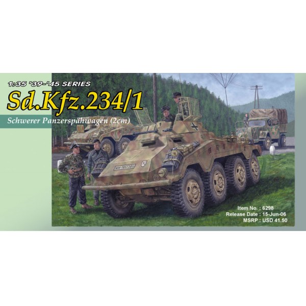 Sd.Kfz.234/1 Schwerer Panzerspäwagen (2cm)