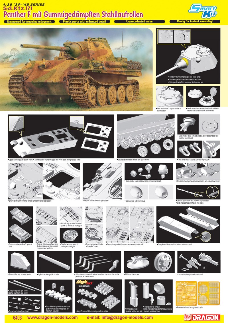 Panther F mit Gummigedämpften Stahllaufrollen – Image 2