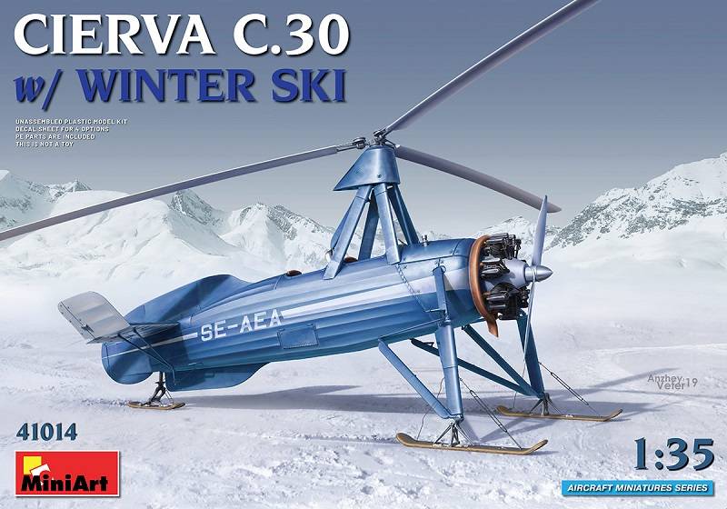 CIERVA C.30 WITH WINTER SKI