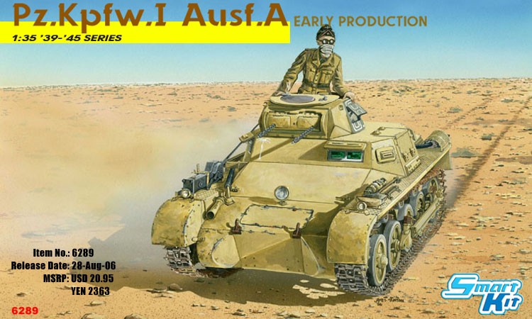 Pz.Kpfw.I Ausf.A Early Production (Smart Kit)