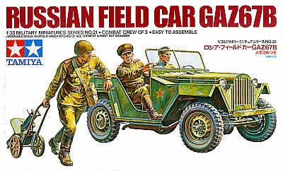 Russian Field Car GAZ67B w/Figures