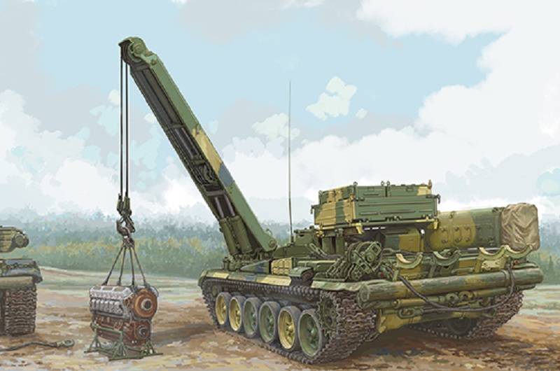 Russian BREM-1 Armoured Recovery Vehicle – Image 3