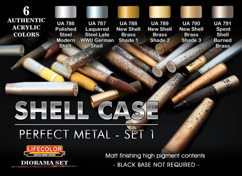 Shell case perfect metal - set 1