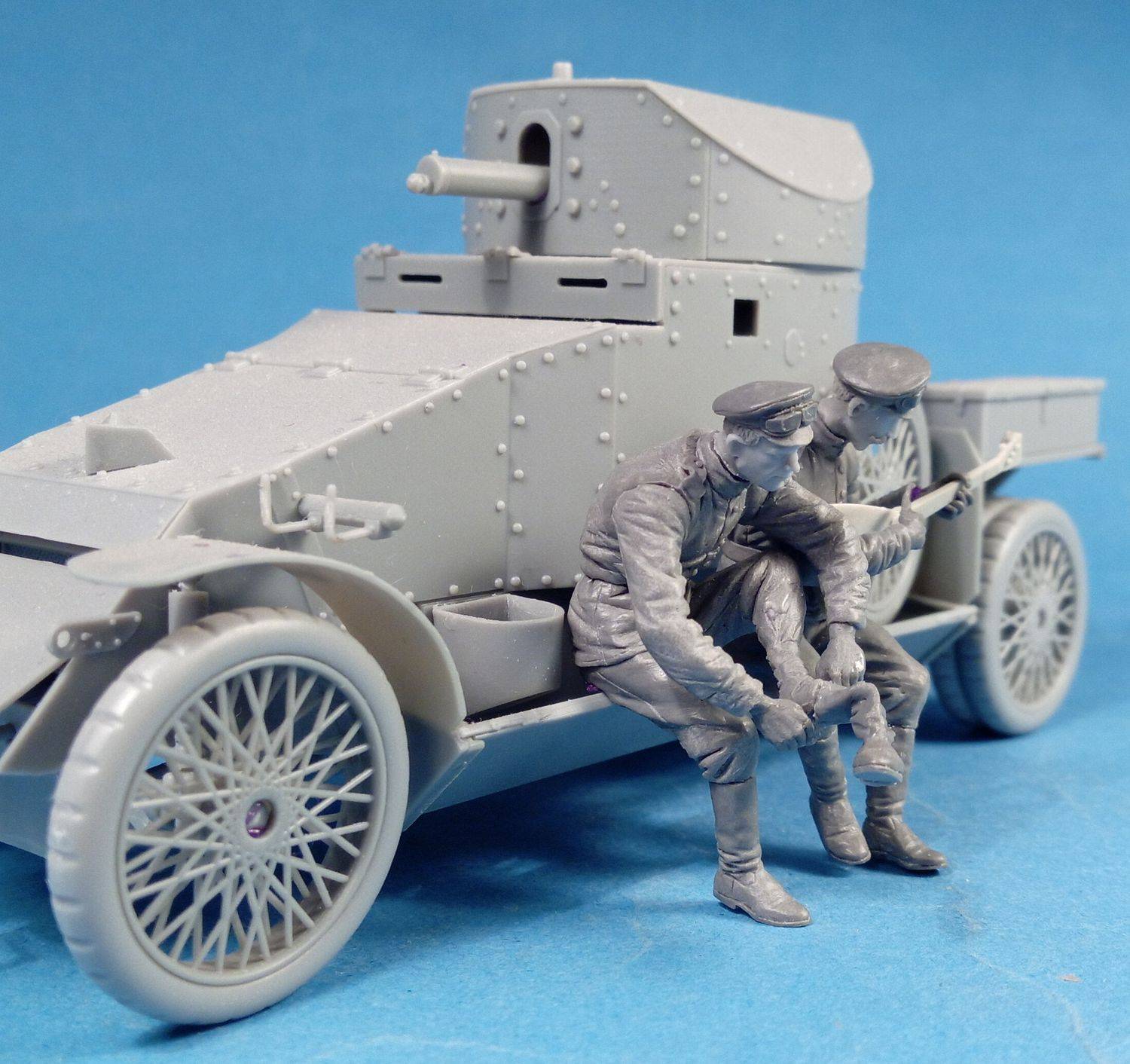 Imperial Russian Automobile Machine Gun Platoon Crewman Wearing Boots – Image 5