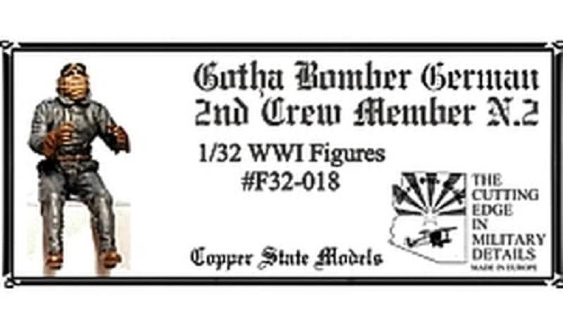 Gotha Bomber German 2nd Crew Member N.2