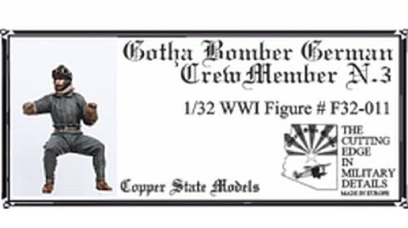 Gotha Bomber German Crew Member N.3
