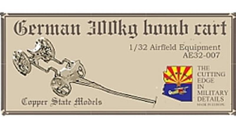 German 300kg bomb cart