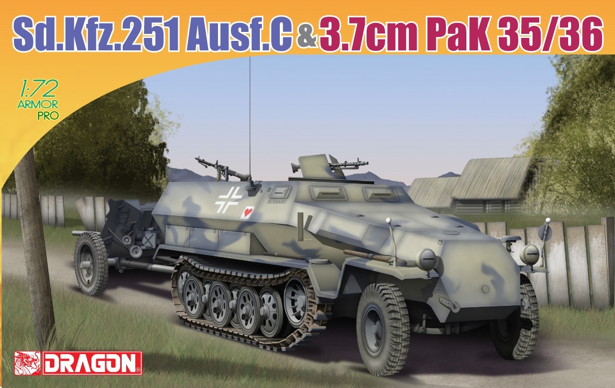 Sd.Kfz.251 Ausf.C & 3.7cm pak 35/36