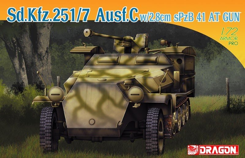 Sd.Kfz.251/7 Ausf.C w/2.8cm sPzB 41 AT Gun