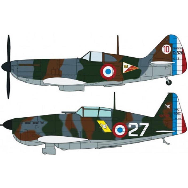 Morane Saulnier M.S.406 & Dewoitine D.520 `Battle of France` – Image 2